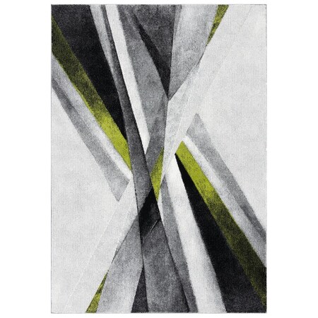 Safavieh Rectangle Modern Hollywood Area Rug Grey & Green - 5 ft. -3 in. x 7 ft. -6 in. HLW710Y-5